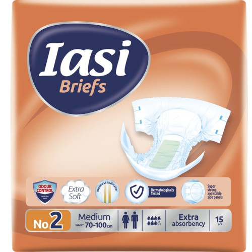 IASI Briefs Пелени за възрастни N2/M 15 бр