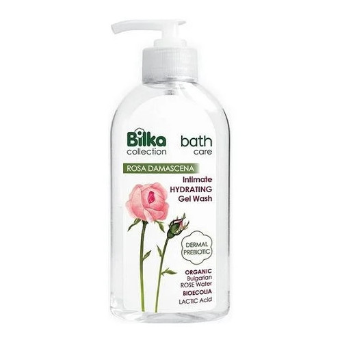 Bilka Bath Care Rosa Damascena Хидратиращ интимен гел с органик розова вода 200 мл