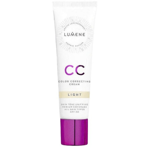 LUMENE VEGAN CC Коригиращ крем 7в1 SPF20, цвят Light 30 мл