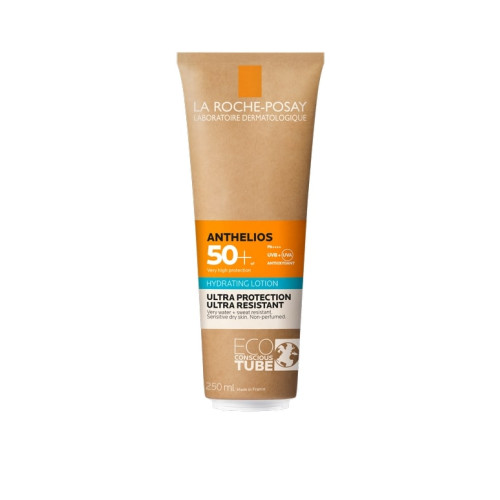 La Roche-Posay Anthelios Хидратиращо слънцезащитно мляко за тяло SPF50+ 250 мл Еко опаковка