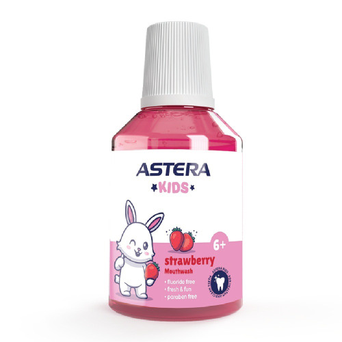 Astera Kids Вода за уста ягода 6Г+ 300 мл