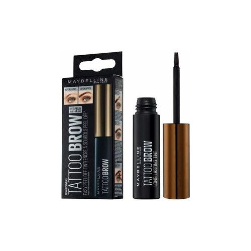 Maybelline Tattoo Brow Оцветяващ полуперманентен гел за вежди с отлепяне 02 Medium Brown