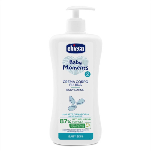 Chicco Baby Moments Crema Corpo Fluida Бебешки лосион за тяло 500 мл Artsana Italia