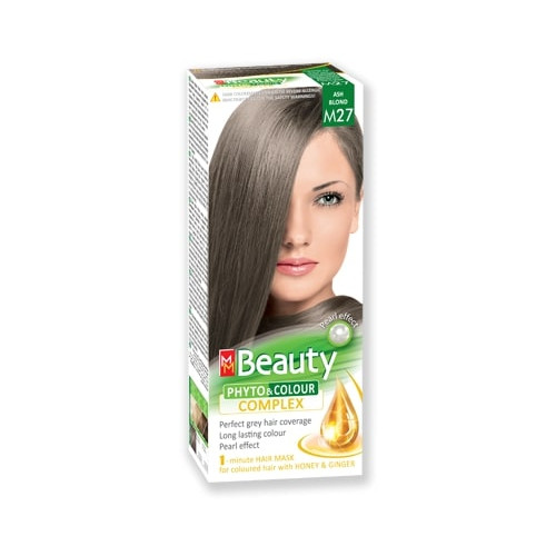 MM Beauty Phyto Colour Трайна фито боя за коса, М27 Пепеливо рус