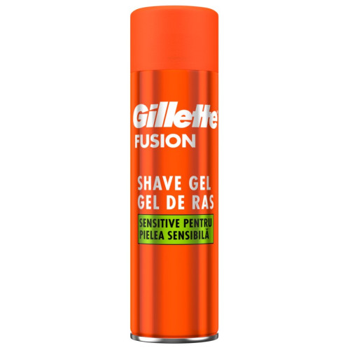 Gillette Fusion Sensitive Гел за бръснене за чувствителна кожа 200 мл