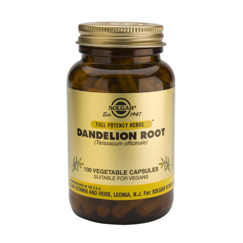 Solgar Dandelion Root Корен от Глухарче за черния дроб х100 капсули