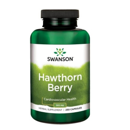 Swanson Hawthorn Berries Глог За здраво сърце 565 мг х250 капсули