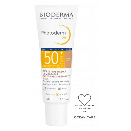 Bioderma Photoderm M Слънцезащитен оцветен крем при пигментации SPF50+ Златист нюанс 40 мл