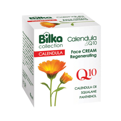 Bilka Calendula Регенериращ крем за лице с Q10 40 мл