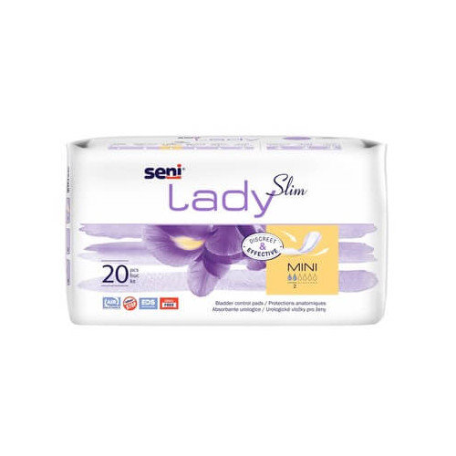 Seni Lady Slim Mini Урологични мини подложки х 20 броя