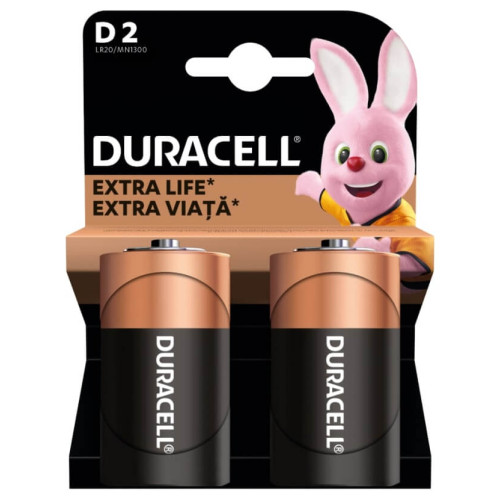 Duracell Basic Алкални батерии LR20 D 2 бр