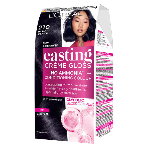 L’Oreal Casting Creme Gloss Боя за коса без амоняк 210 Blue Black
