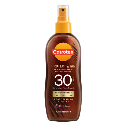Carroten Protect & Tan Слънцезащитно олио за тяло SPF30 x150 мл