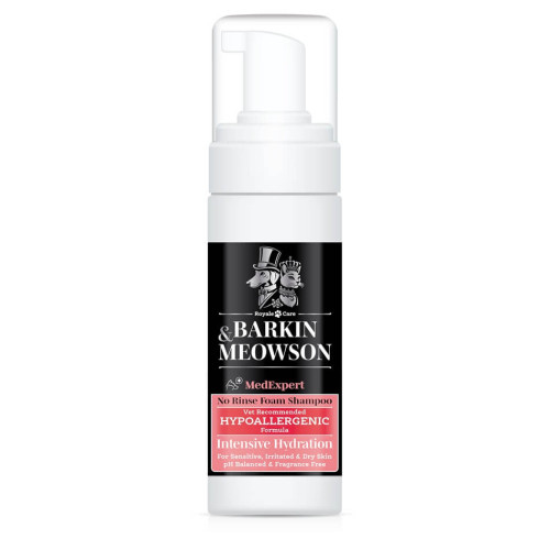 Barkin&Meowson MedExpert Hypoallergenic Сух шампоан-пяна без изплакване 150 мл