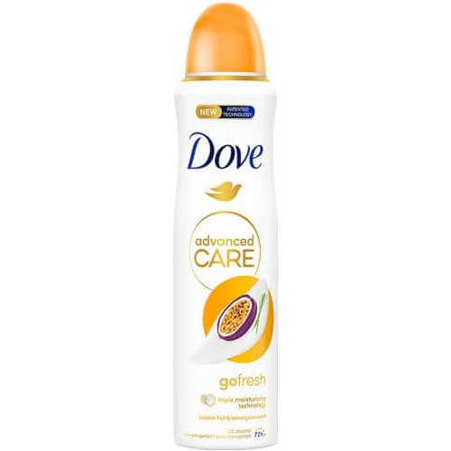 Dove Advanced Care Go Fresh Passion Fruit & Lemon Grass Дезодорант спрей против изпотяване за жени 150 мл