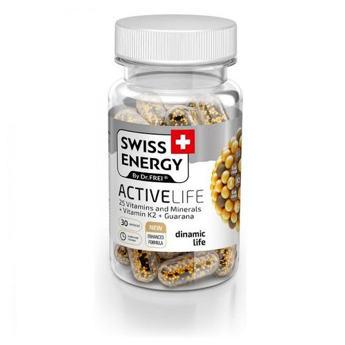 Swiss Energy Activelife Витамини и минерали за активен живот х30 капсули