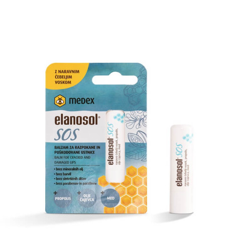 Medex Elanosol SOS Балсам за устни 4.5 гр