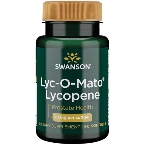 Swanson Lyc-O-Mato Lycopene Лик-О-Мато Ликопен за простатата х60 капсули