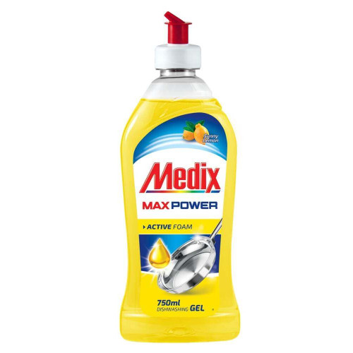 Medix Max Power Гел за съдове Лимон 750 мл