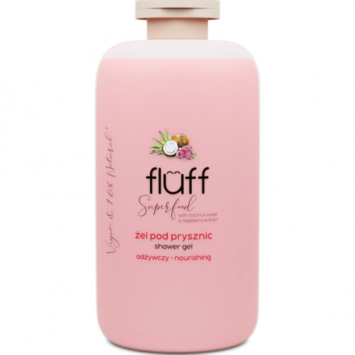 Fluff Душ гел кокос и малина 500 мл