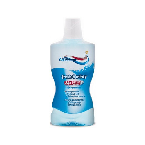 Aquafresh Fresh & Minty Вода за уста 500 мл