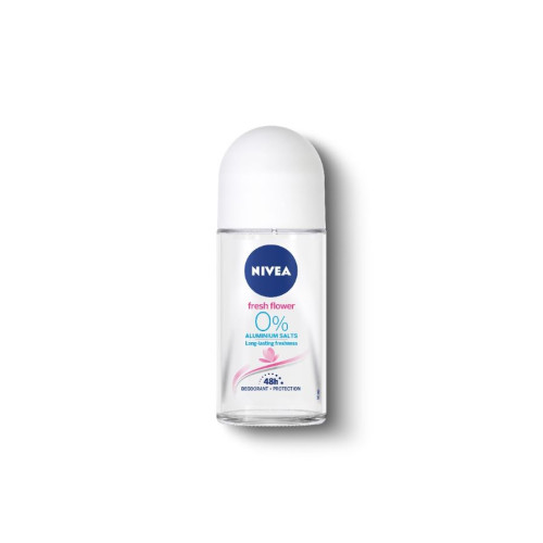 Nivea Fresh Flower Дезодорант рол-он против изпотяване за жени 50 мл