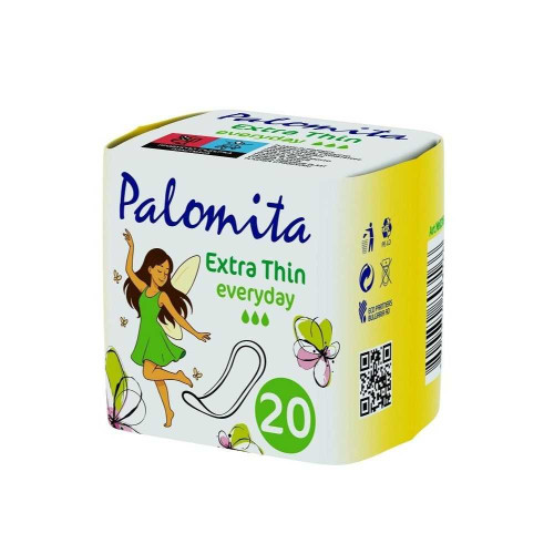 Palomita Everyday Extra Thin Ежедневни дамски превръзки 20 бр
