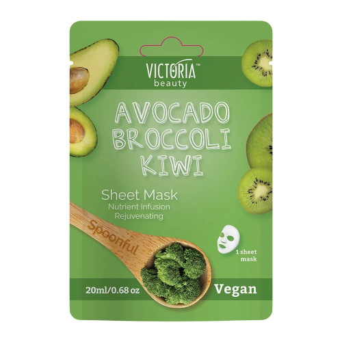 Victoria Beauty Подхранваща лист-маска Spoonful с авокадо и киви 20 мл
