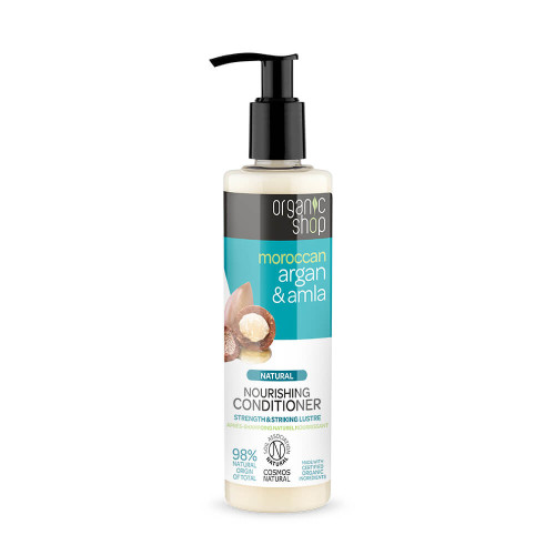 Organic Shop Nourishing Conditioner Moroccan Argan & Amla Подхранващ балсам за коса Арган и амла 280 мл