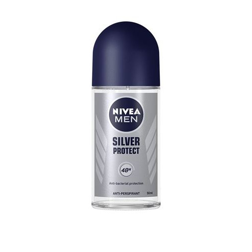 Nivea Men Silver Protect Антиперспирант рол-он против изпотяване за мъже 50 мл