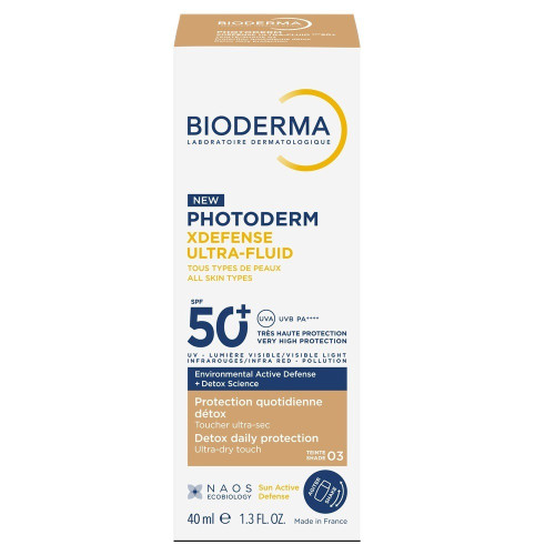 Photoderm XDefense SPF50+ Ултрафлуид златист 40 мл