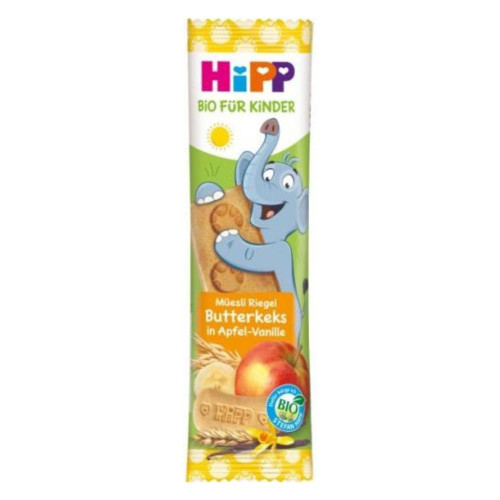 Hipp Био мюсли бар с бисквити, ябълка и ванилия 20 гр