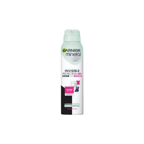 Garnier Mineral Invisible 48h Black & White Colors Дезодорант против изпотяване за жени с минерали 150 мл