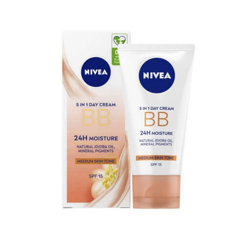 Nivea BB Оцветен крем за лице среден нюанс SPF15 50 мл