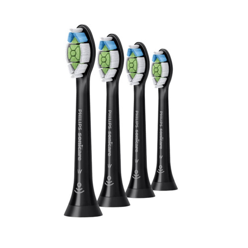 Стандартна глава за електрическа четка черна Philips Sonicare W2 Optimal White Black HX6064/88 х 4 бр
