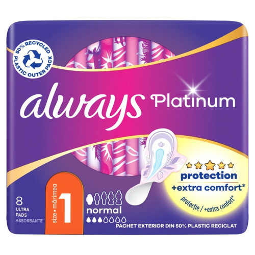 Always Platinum Дамски превръзки x8 бр