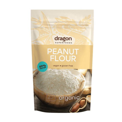 Био брашно от фъстъци 200 гр Dragon Superfoods