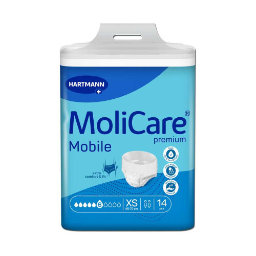 Hartmann MoliCare Mobile Памперс гащи за възрастни размер 6 капки XS х 14 бр