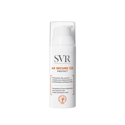 SVR AK Secure DM Protect Слънцезащитен флуид за превенция срещу рак на кожата и актинична кератоза SPF50+ 50 мл