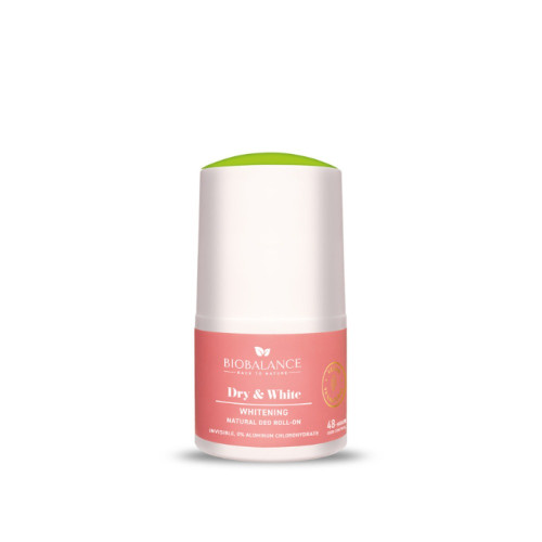 BioBalance Dry & White Whitening Natural Део Рол-он 50 мл