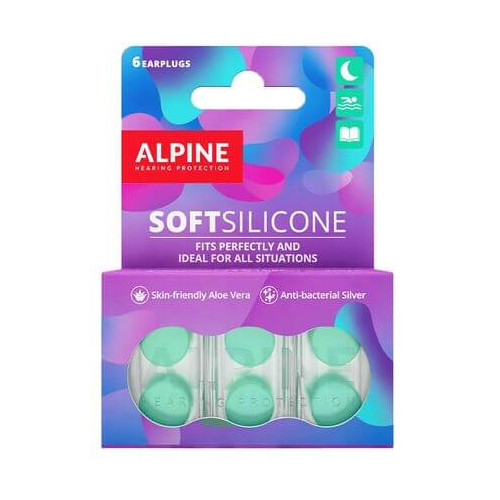 ALPINE Soft Silicon Многофункционални тапи за уши х 6 броя