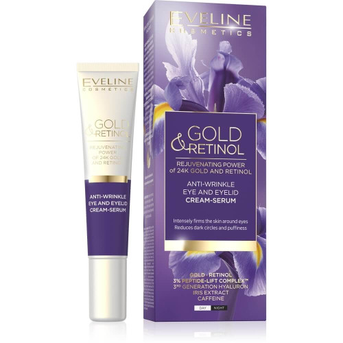 Eveline Gold & Retinol Околочен крем против бръчки 20 мл 
