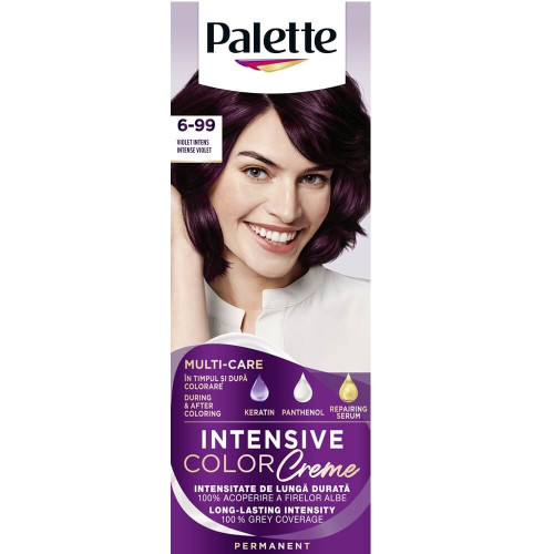 Palette Intensive Color Creme Дълготрайна крем боя за коса 6-99 Intense Violet