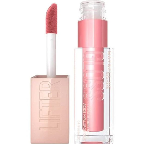 Maybelline Lifter Gloss Хидратиращ гланц за обемни и плътни устни с хиалуронова киселина, цвят 004 Silk