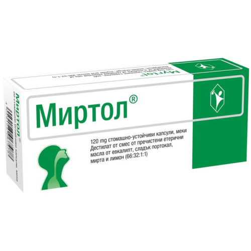 Миртол 120 мг х 20 капсули Phoenix 