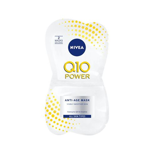 Nivea Q10 Power Маска за лице против бръчки 2 х 7,5 мл