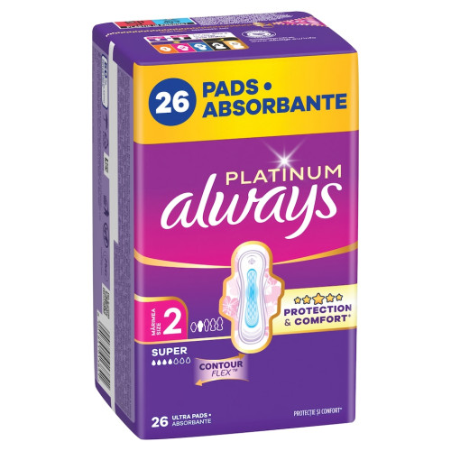 Always Platinum Super Дамски превръзки х 26 бр.