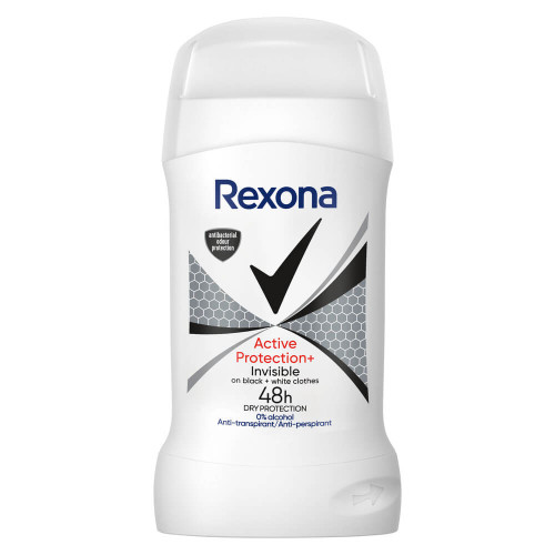 Rexona Active Protection + Invisible Дезодорант стик против изпотяване за жени 50 мл