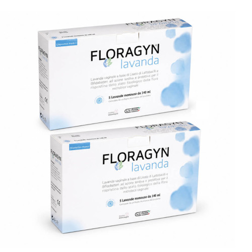 Floragyn Вагинален душ 5 х 140 мл 2 бр. Комплект