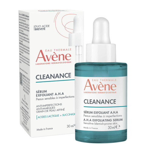 Avene Cleanance A.H.A Ексфолиращ серум за лице 30 мл